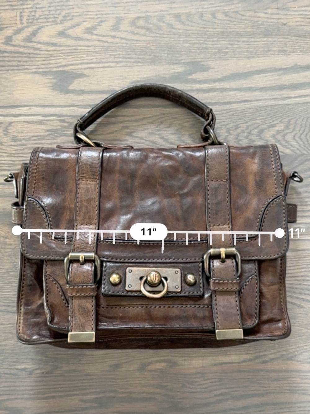 Frye Cameron Leather Satchel Bag - Picture 14 of 15